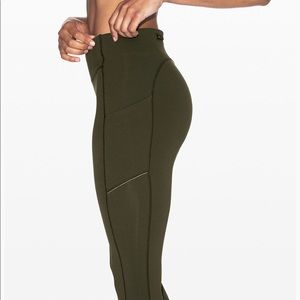 Lululemon Speed Up Tight in Dark Olive
